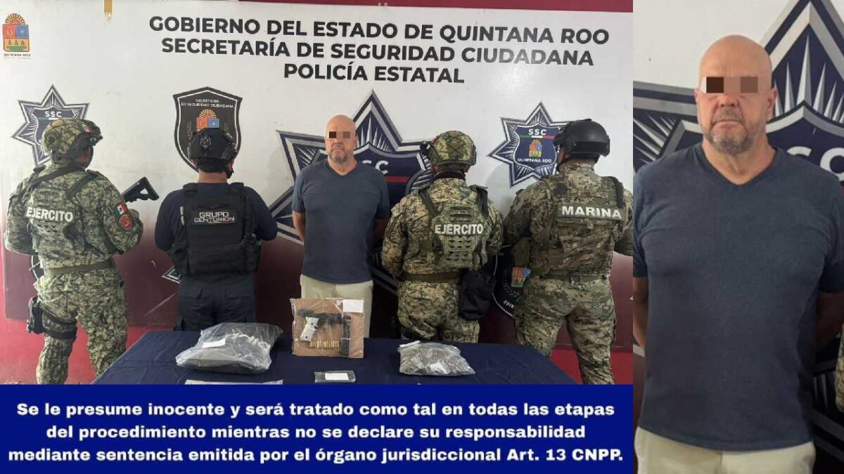 Cae sujeto en Cancún ligado a la mafia cubano-americana.