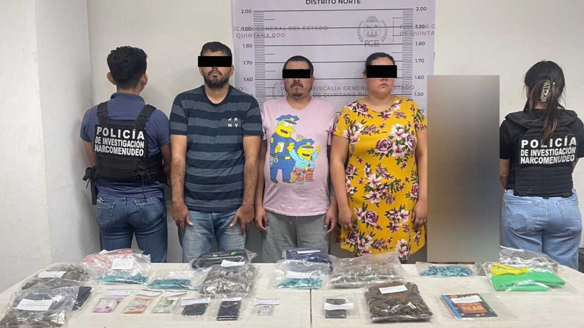 Los detenidos en Jardines del Sur.