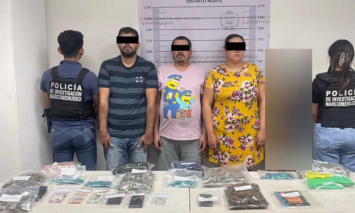 Los detenidos en Jardines del Sur.