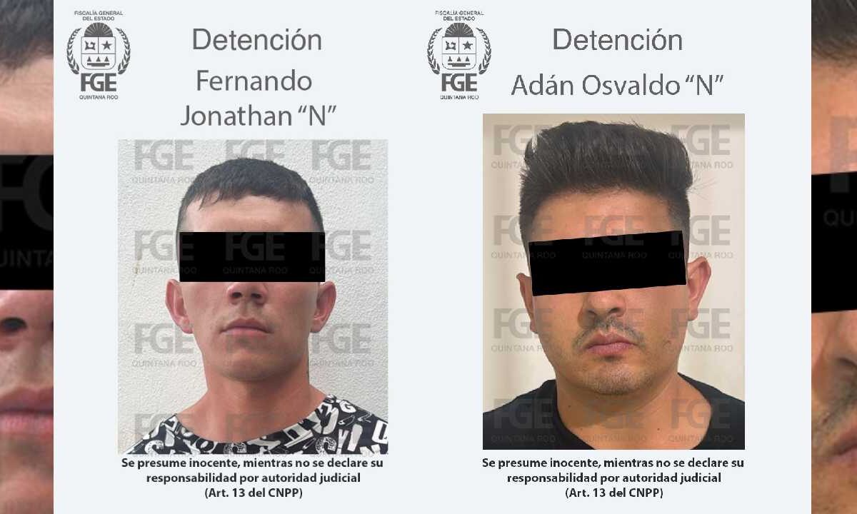 Capturan a 2 por homicidio en Tulum.