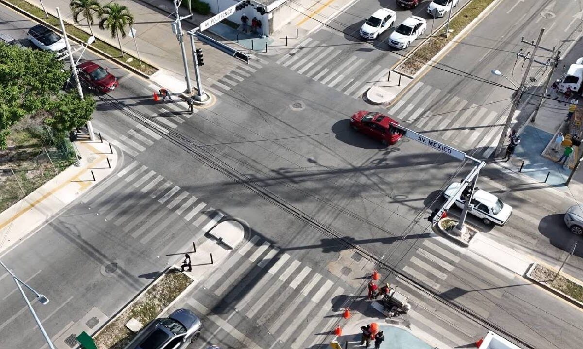 Vialidad en Cancún