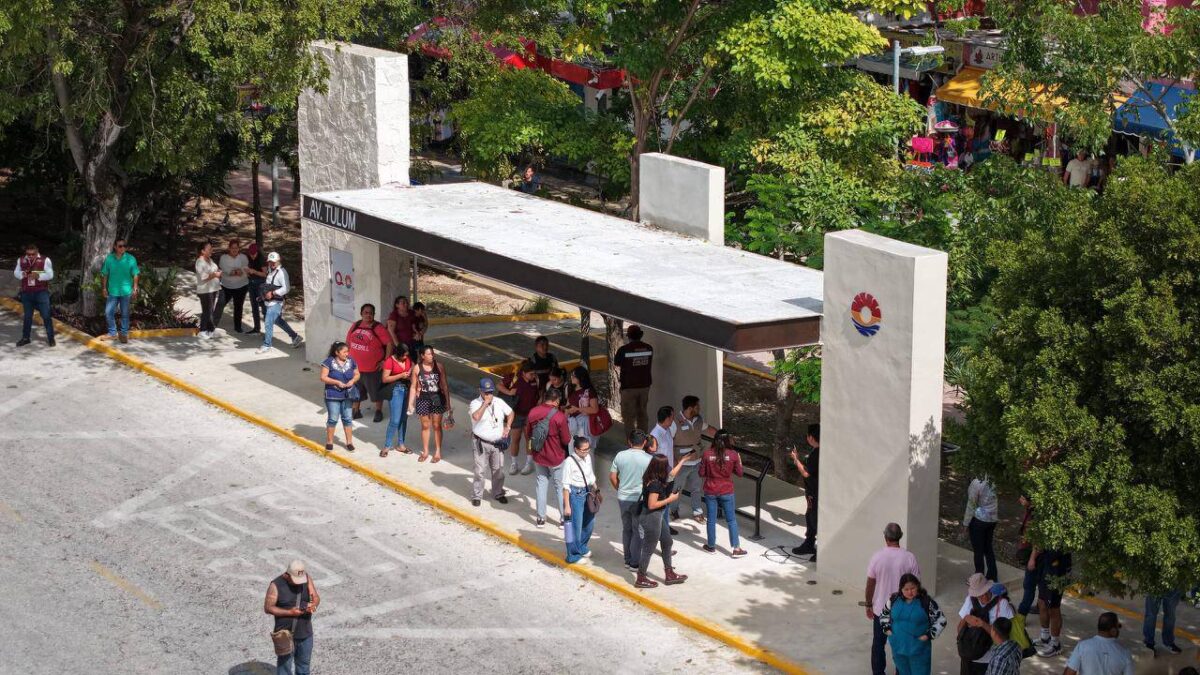 Infraestructura urbana en Cancún.