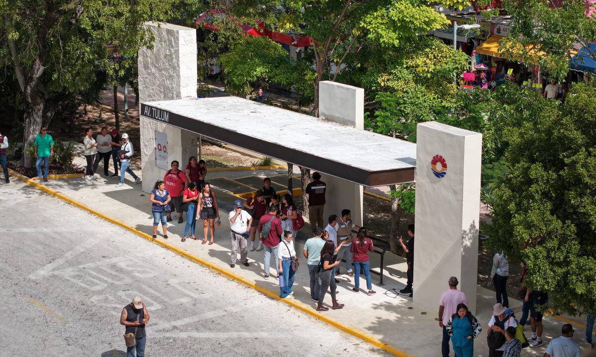 Infraestructura urbana en Cancún.