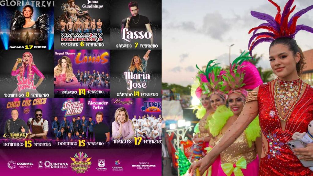 Cozumel está preparado para las fiestas de carnaval.