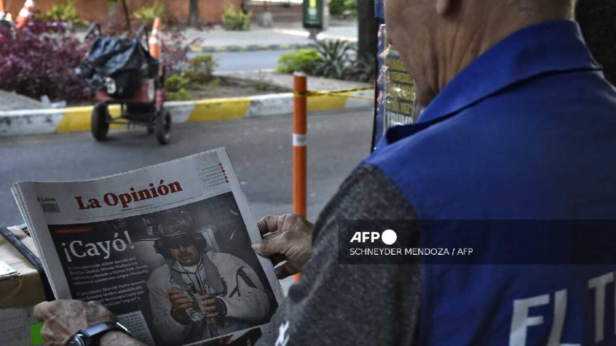 El sábado fue detenido Maduro.