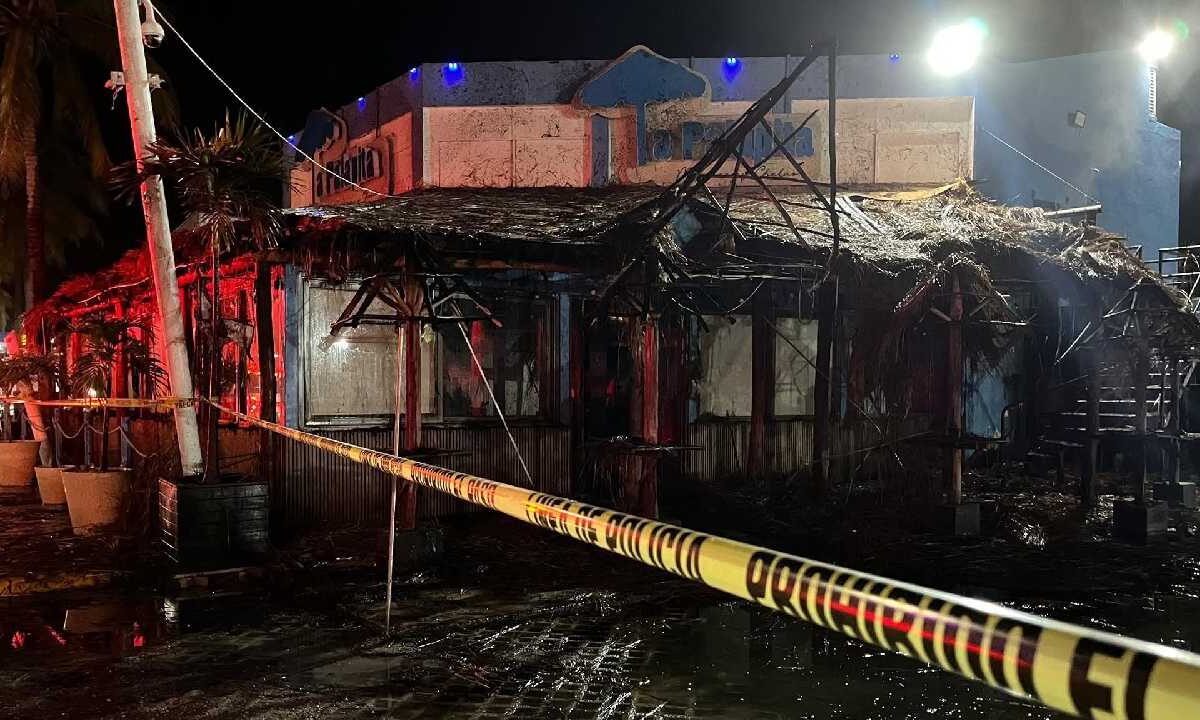 Incendio en la Palapita.