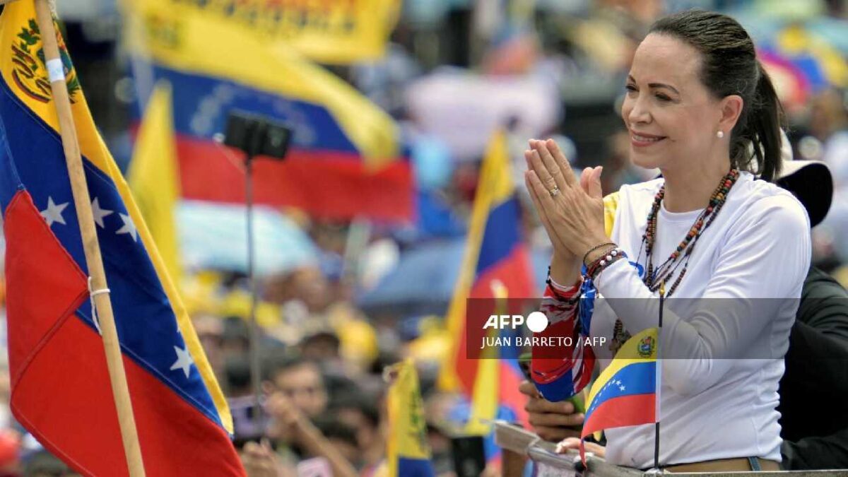 María Corina Machado, líder opositora.