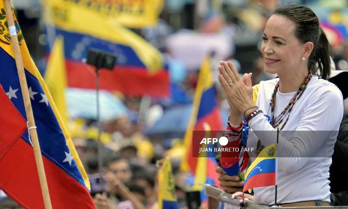 María Corina Machado, líder opositora.