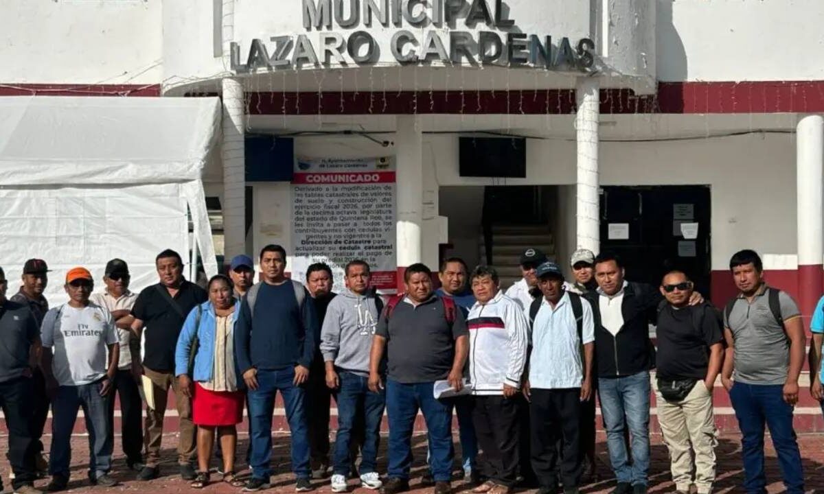 Representantes comunitarios de Lázaro Cárdenas.