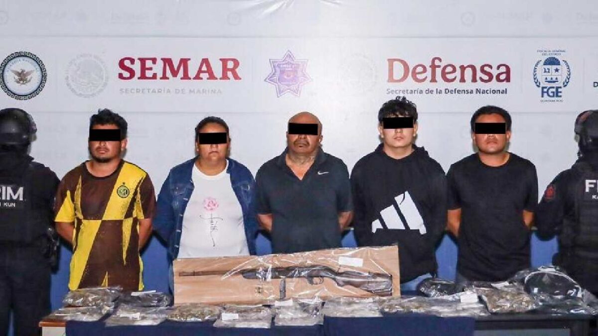 detenidos podrían pertenecer a un grupo delictivo dedicado a la venta y distribución de estupefacientes en el estado.