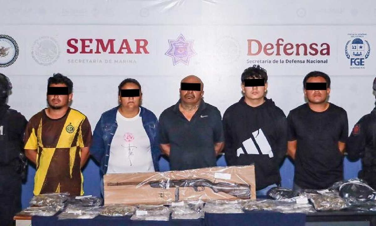 detenidos podrían pertenecer a un grupo delictivo dedicado a la venta y distribución de estupefacientes en el estado.