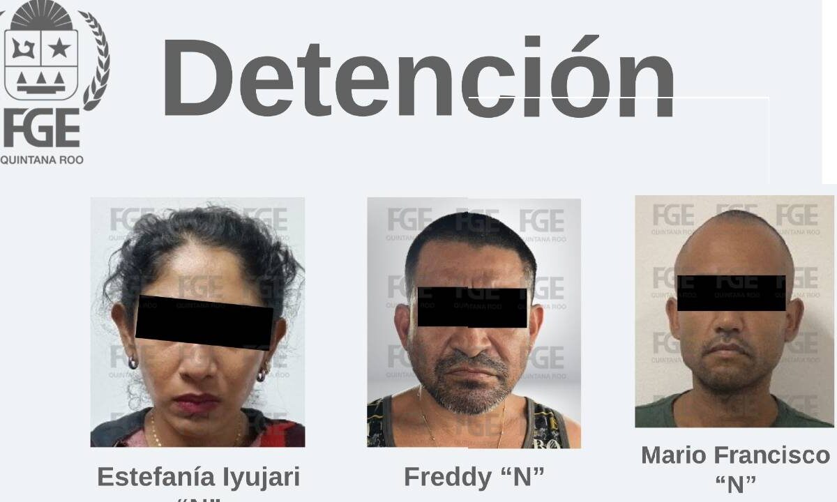 Detenidos por feminicidio.
