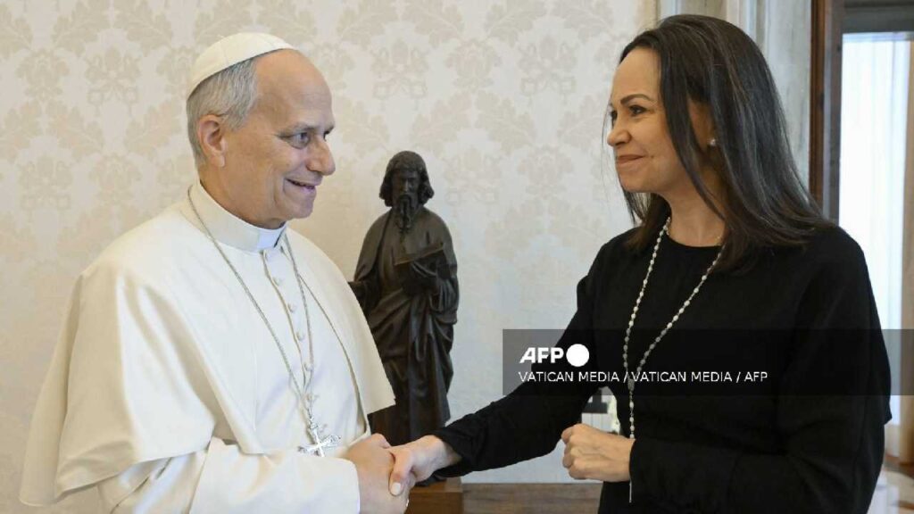 Encuentro inédito: el Papa y la opositora venezolana María Corina Machado en audiencia privada