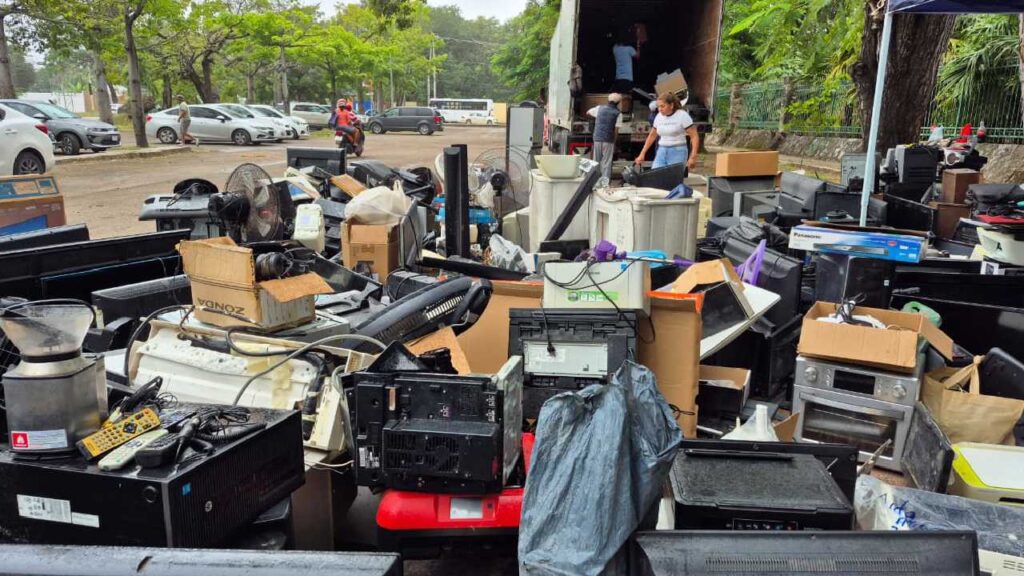 Campaña de recolección de electrónicos tuvo éxito.