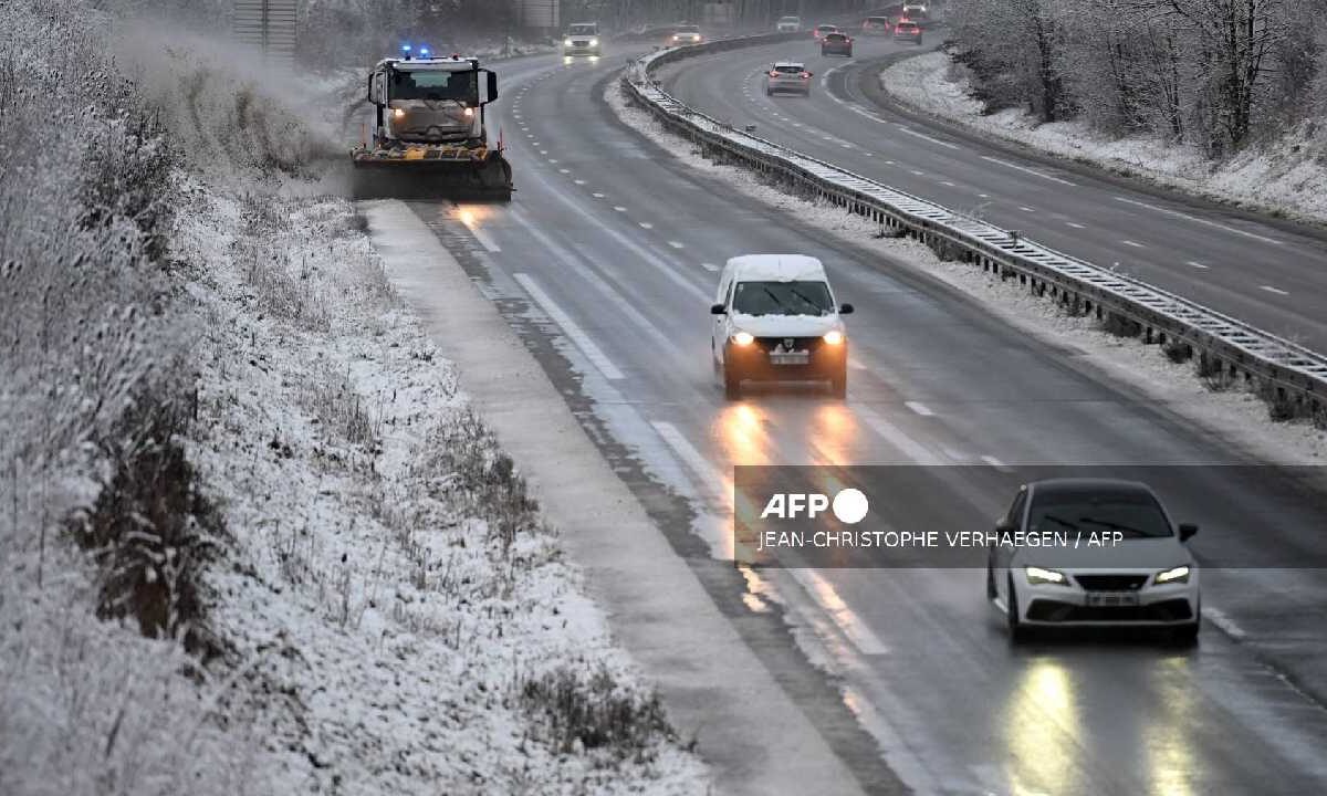 Nevadas en Francia.