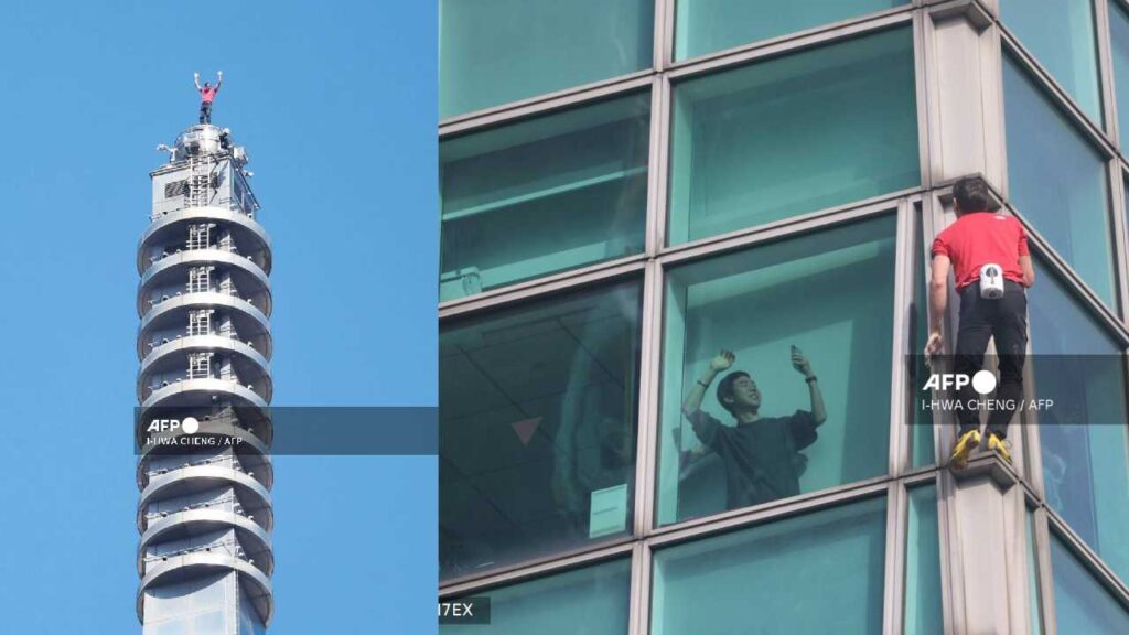 Alex Honnold durante la escalada.