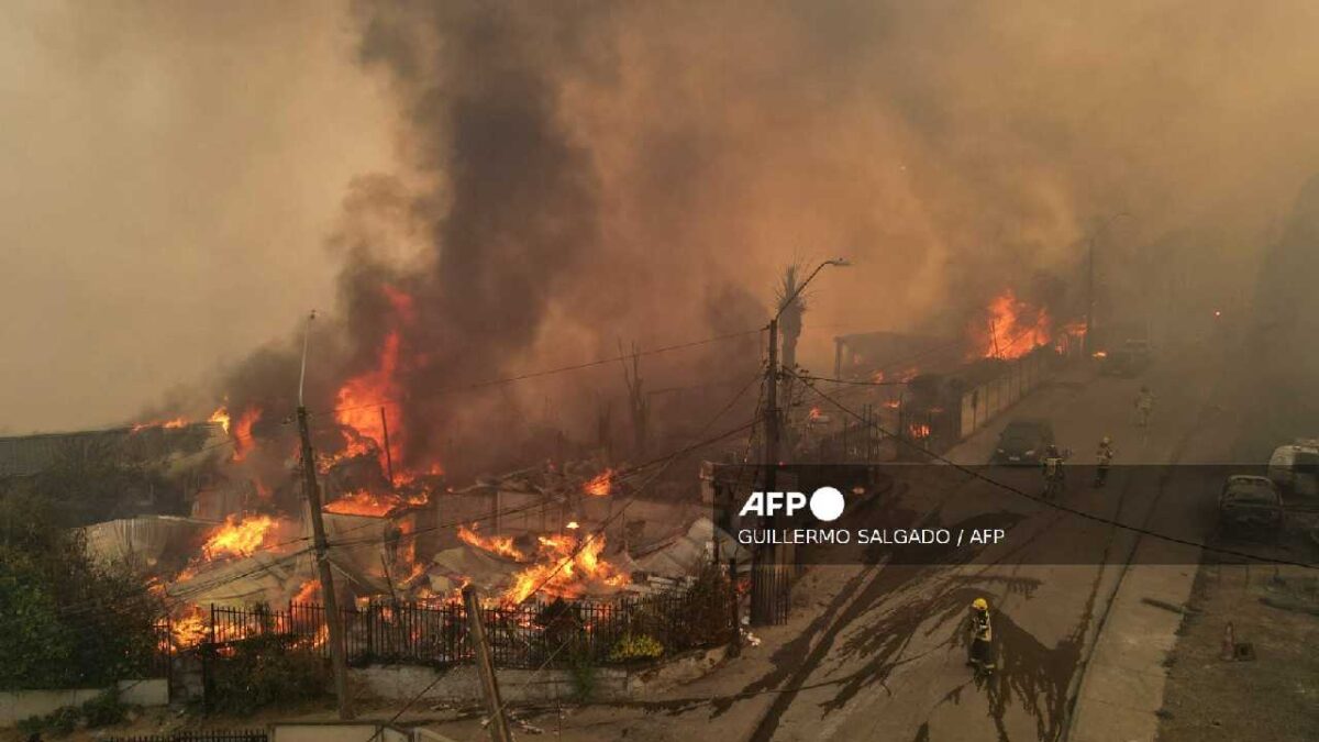 Alarma en Chile por incendios.