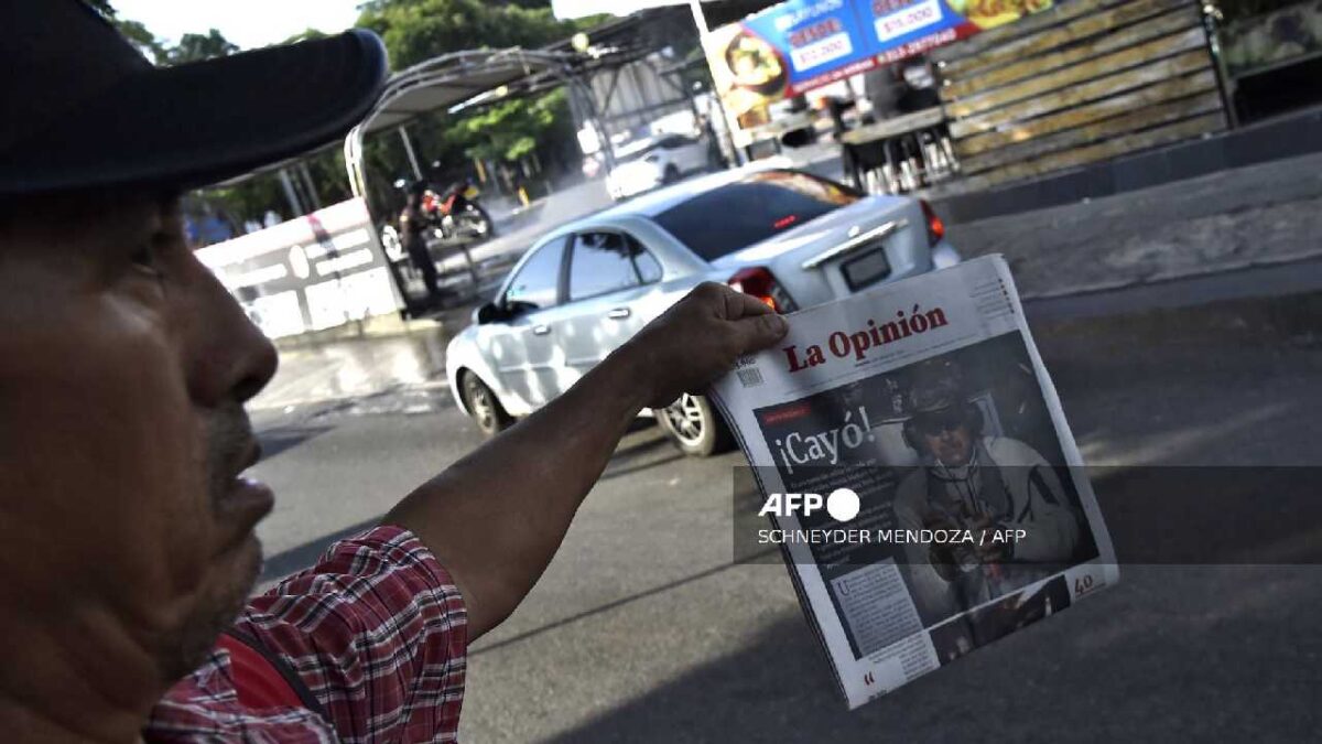 Captura de Nicolás Maduro.