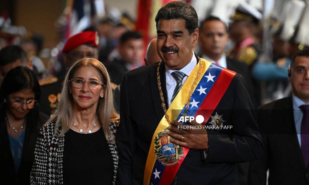 Nicolás Maduro y Cilia Flores.