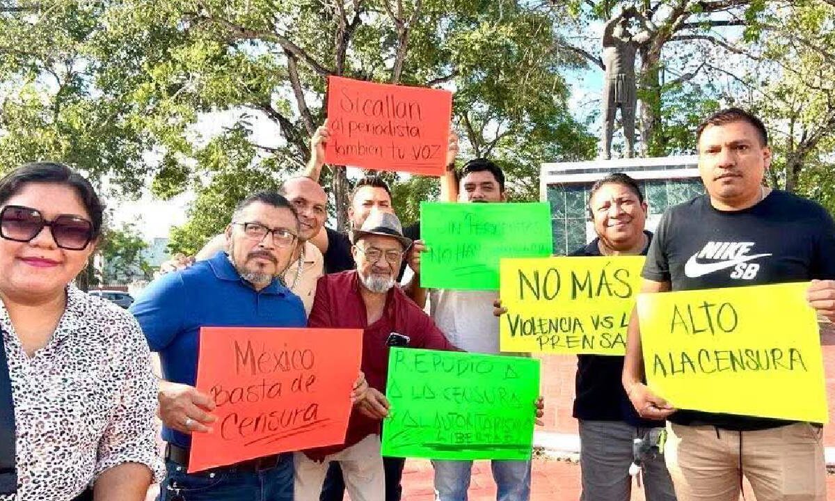 Periodistas en Quintana Roo.