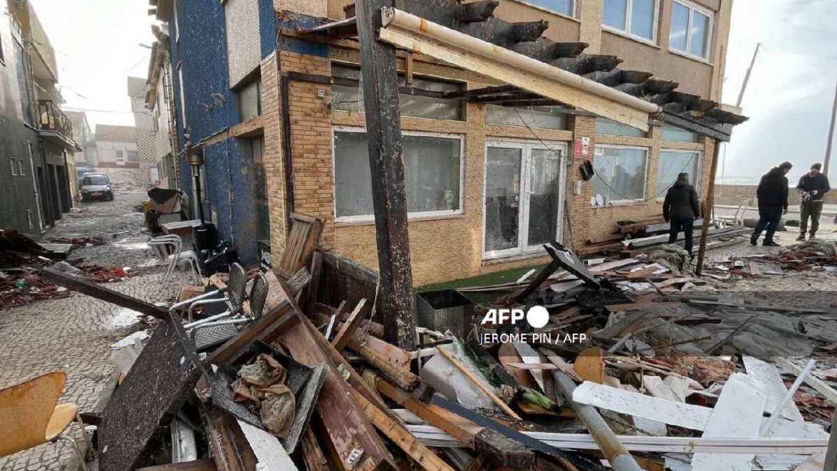 Portugal, tras la tormenta Kristin