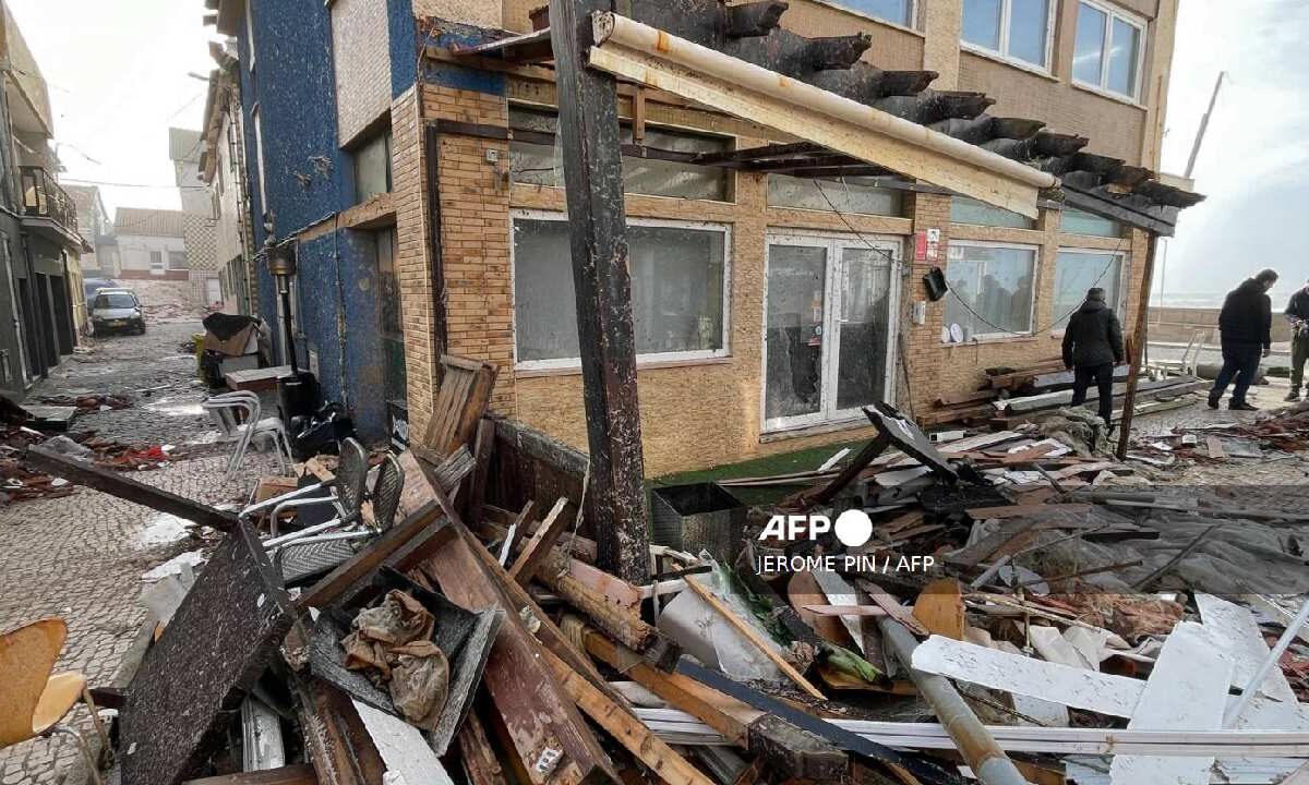 Portugal, tras la tormenta Kristin
