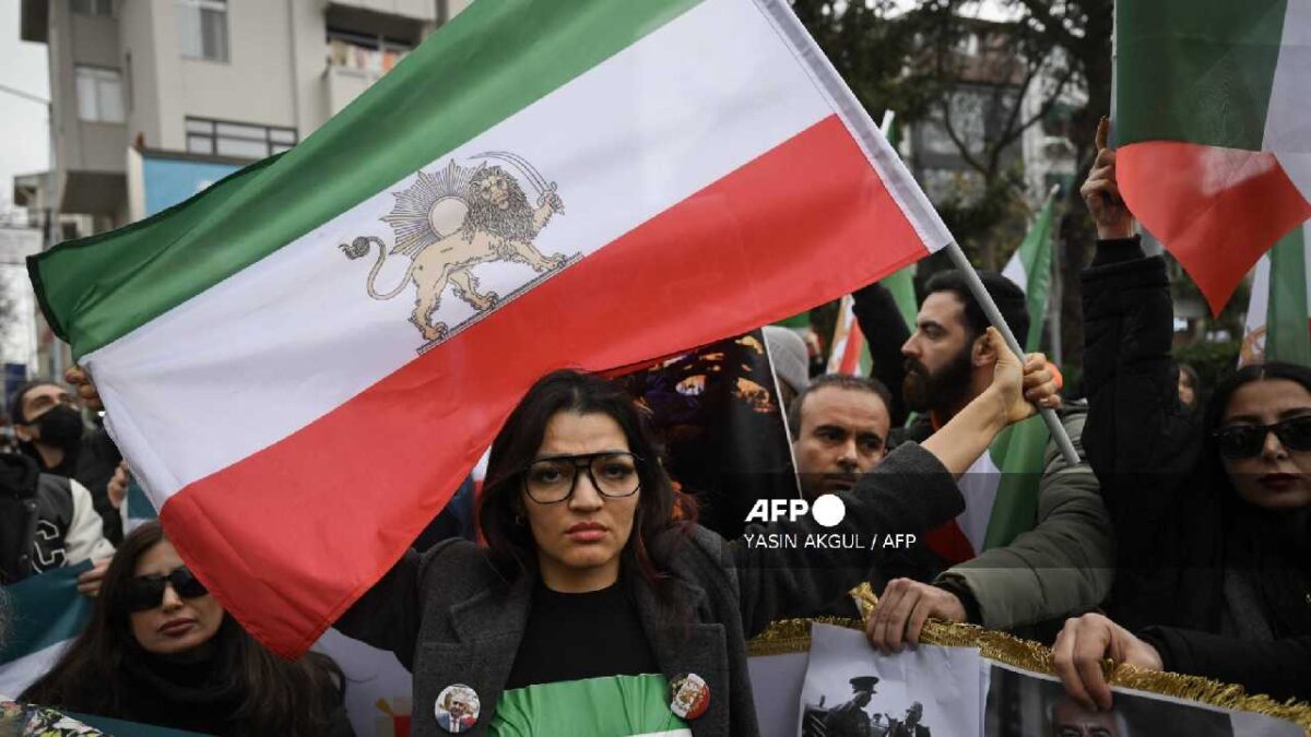 Amainan protestas en Irán.