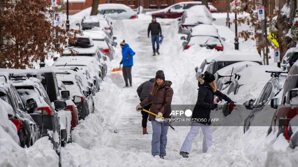 Tormenta invernal en EU.