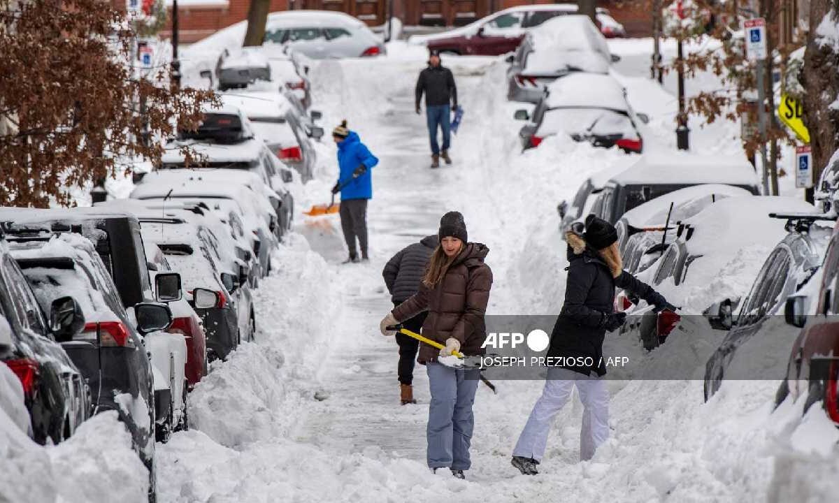 Tormenta invernal en EU.