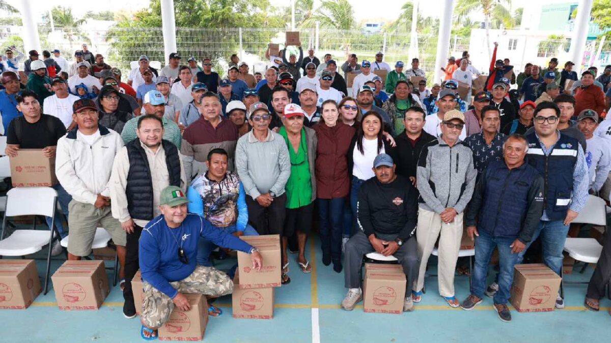 "Familia Pescadora", beneficia a más de 280 pescadores de Isla Mujeres.