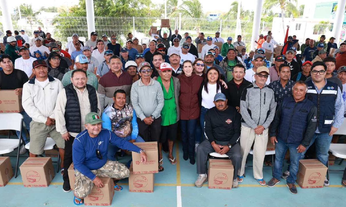"Familia Pescadora", beneficia a más de 280 pescadores de Isla Mujeres.