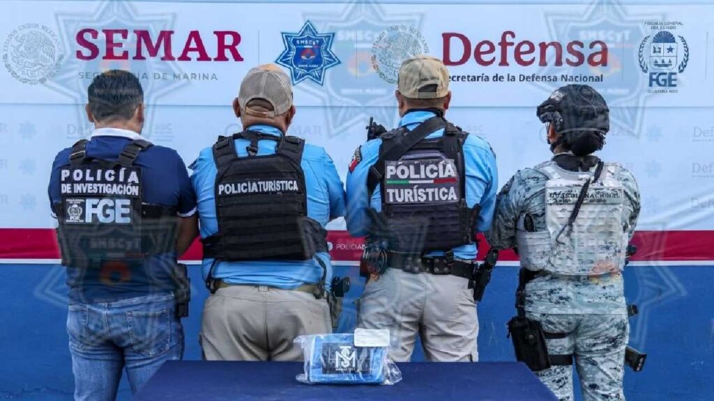 Aseguran otro ladrillo de cocaína.