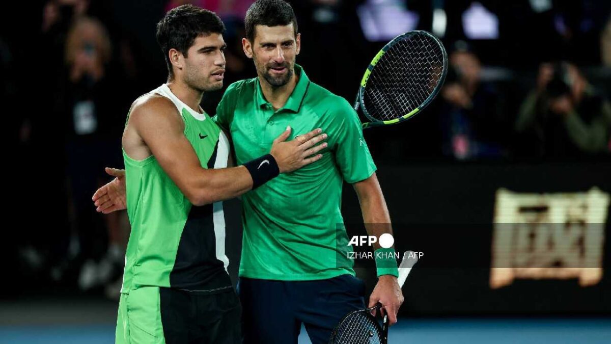 Alcaraz ganó el Abierto de Australia.