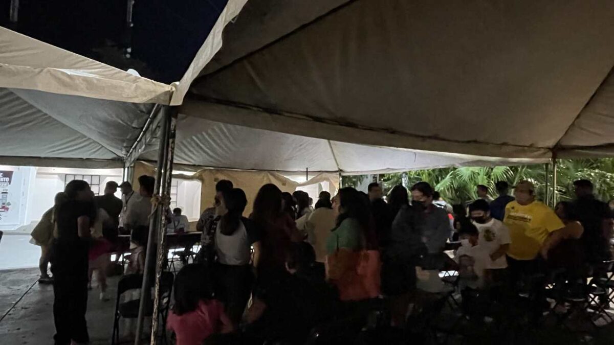 Jornada de vacunación en Cancún.