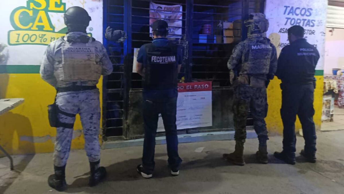 En el operativo se aseguraron inmuebles.