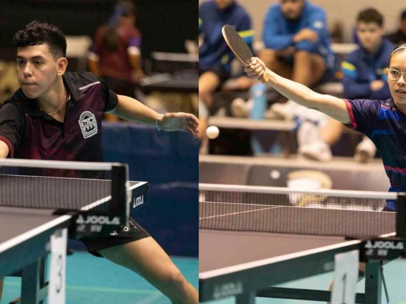 Clío Bárcenas y Darío Arce clasifican al Mundial de Tenis de Mesa