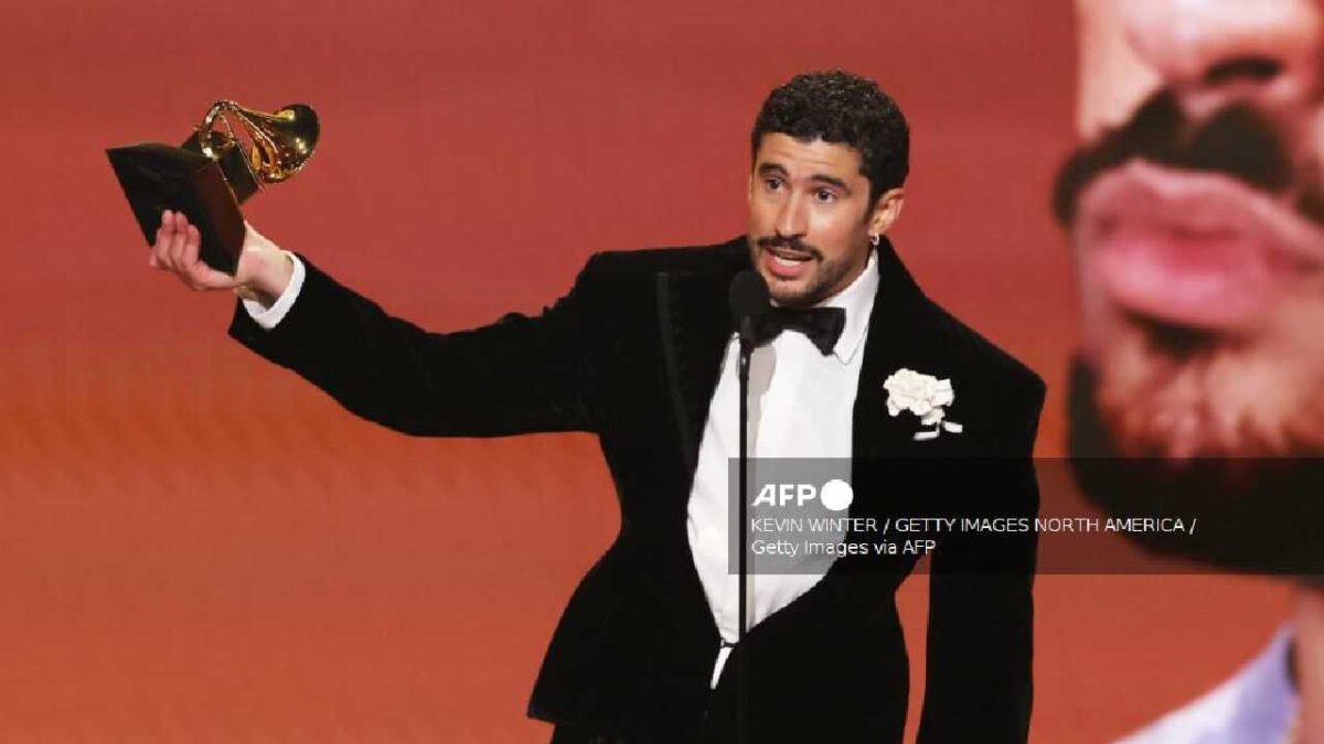 Bad Bunny en los grammys.