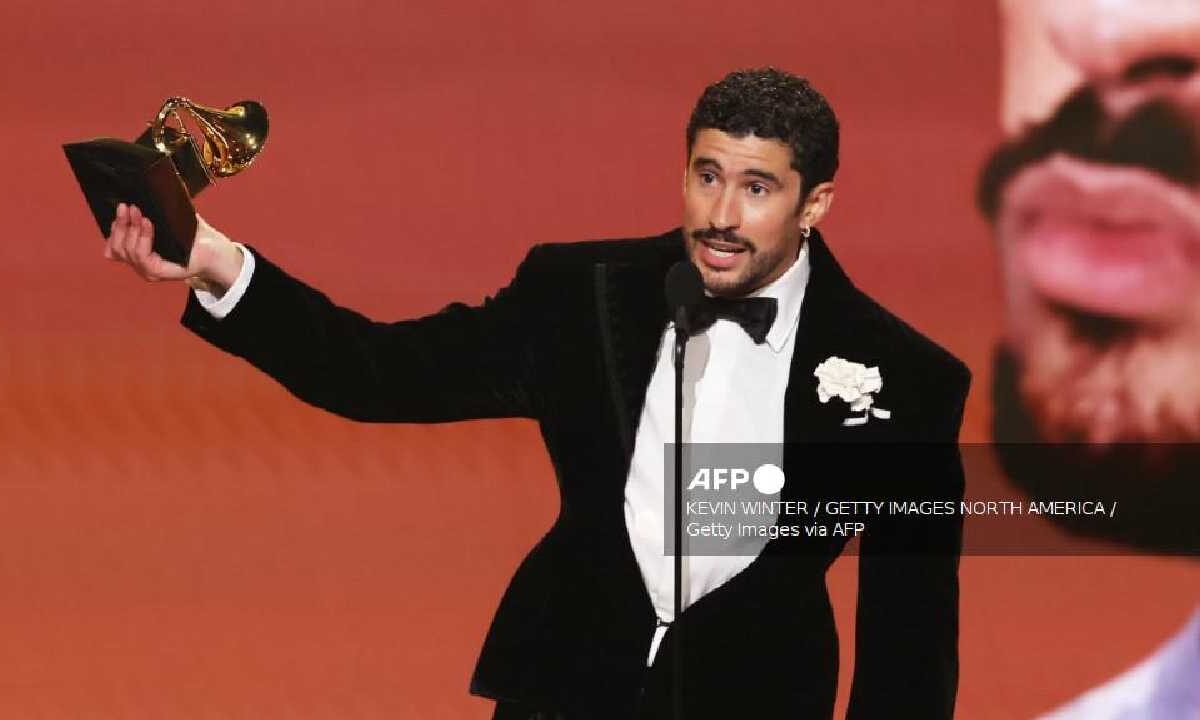 Bad Bunny en los grammys.