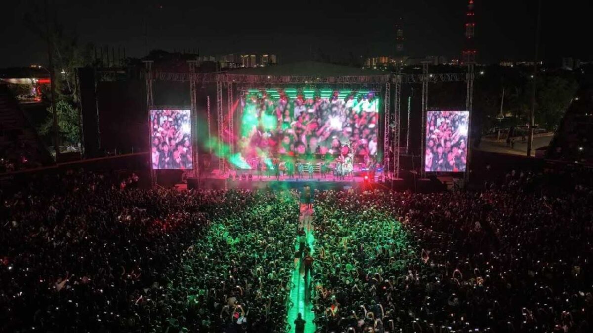 La Banda MS prendió a los cancunenses.