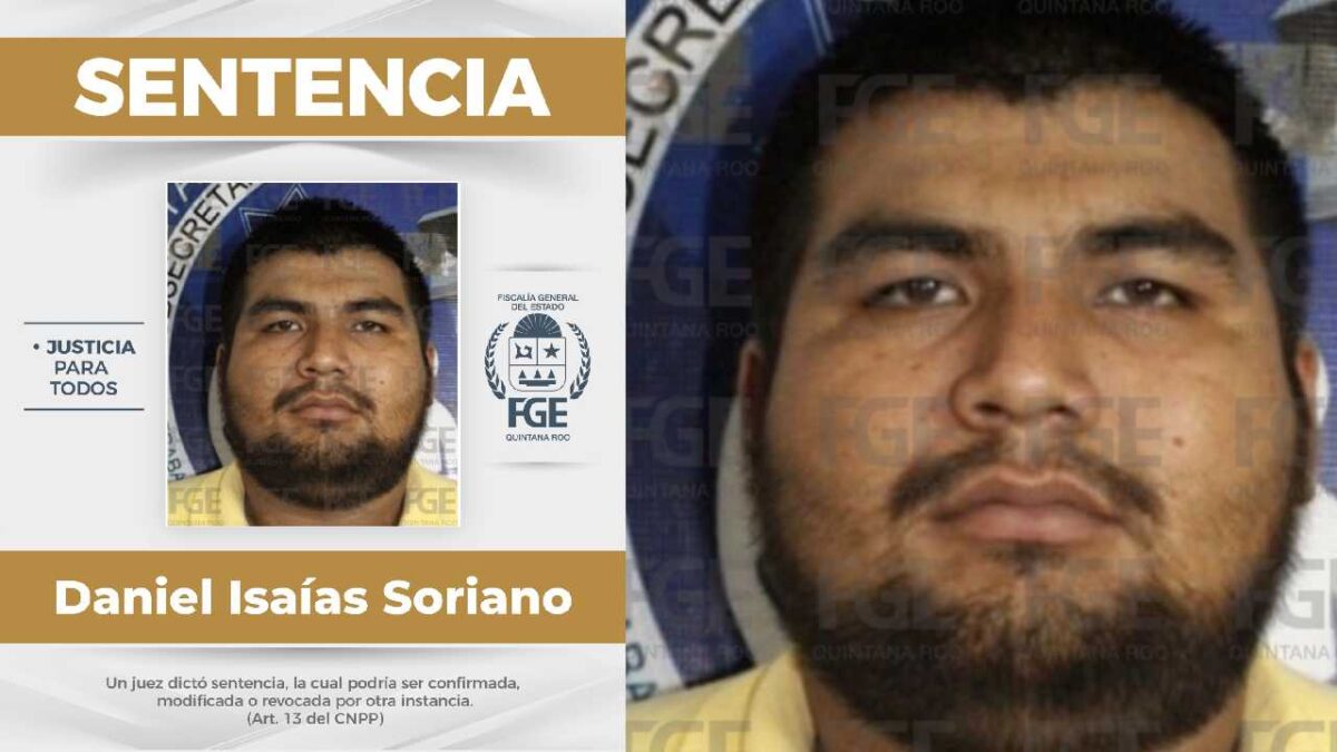 Bonfil: Da una jueza penal de Cancún 54 años de cárcel a un sujeto por homicidio calificado