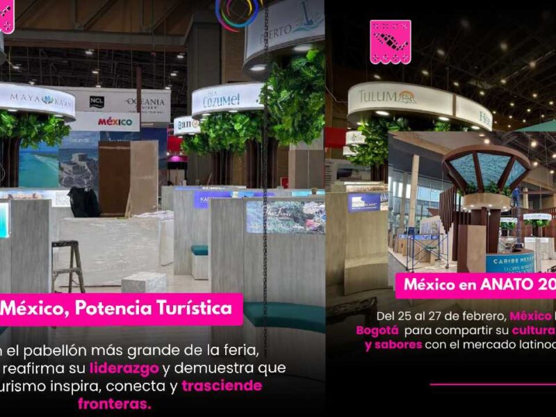 Busca la Secretaría de Turismo consolidar alianzas en la feria turística de ANATO 2026