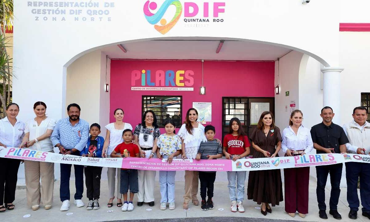 Inauguran dos Centro DIF Pilares.