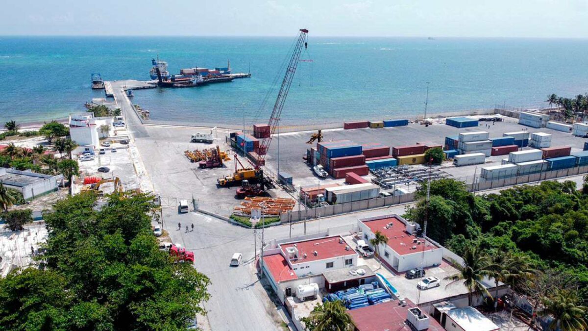 Puerto Morelos crece en comercio marítimo.