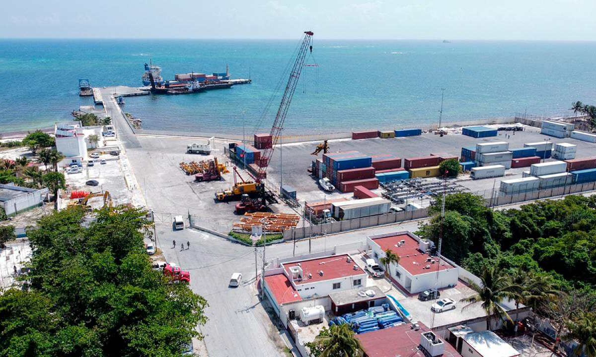 Puerto Morelos crece en comercio marítimo.