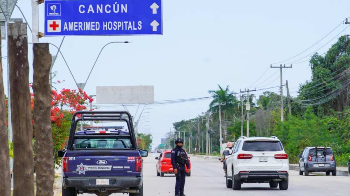 Seguridad en el Caribe Mexicano.