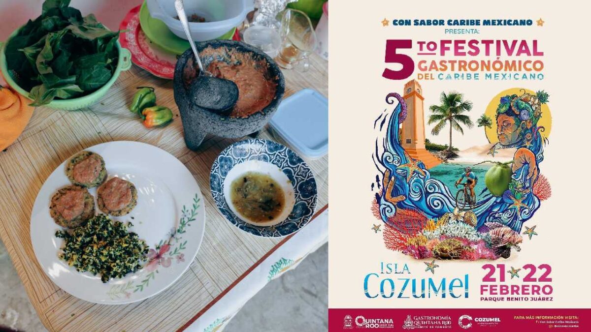 Cozumel será sede del 5° Festival Gastronómico del Caribe Mexicano.