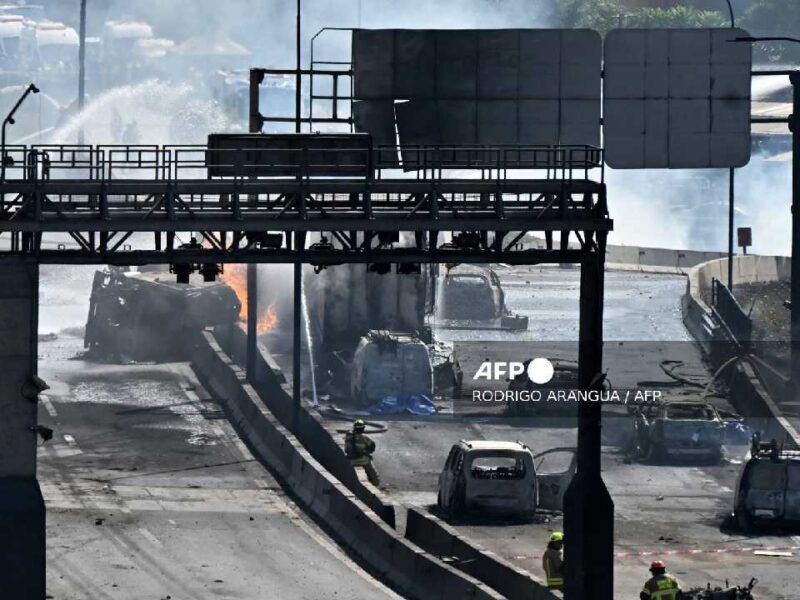 Conmoción en Chile por explosión de pipa con gas que dejó al menos 4 muertos