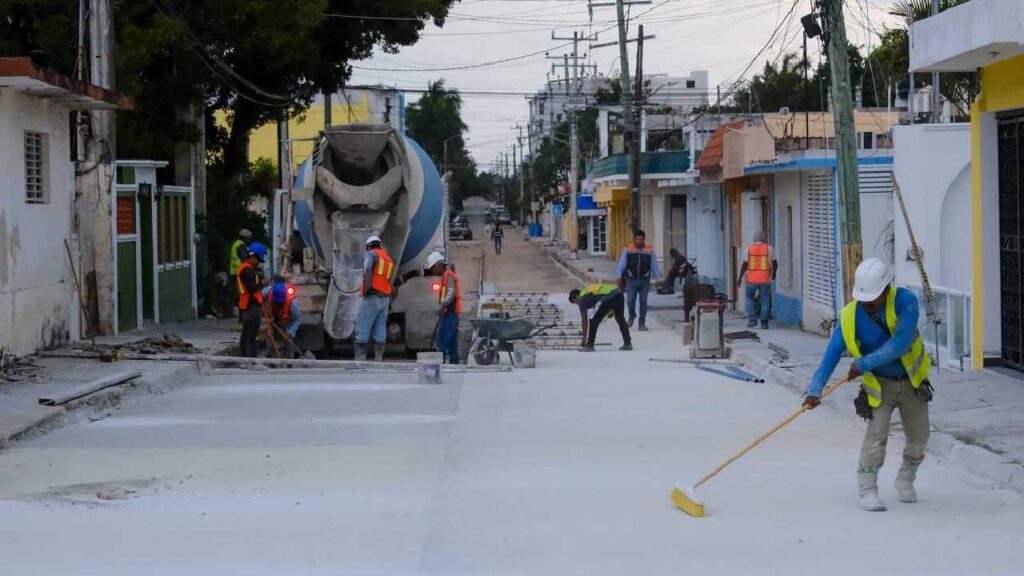 Obras en Cozumel.