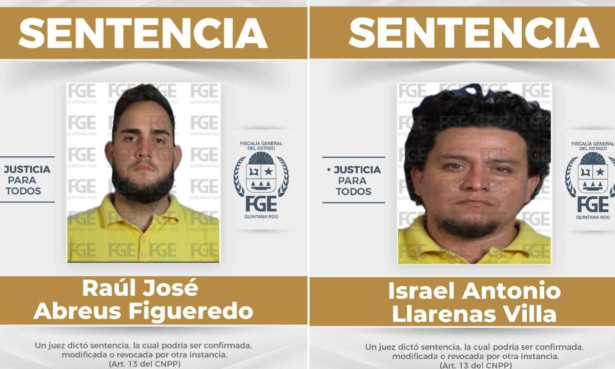 Sentencian a dos en Cancún.