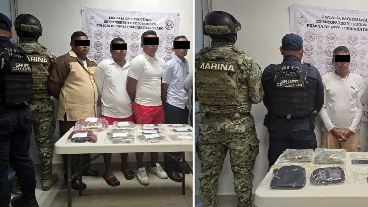 Caen 5 por extorsión en isla Mujeres.